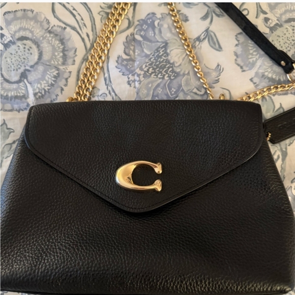 Coach Tammie Black Leather Crossbody Bag - Picture 5 of 7